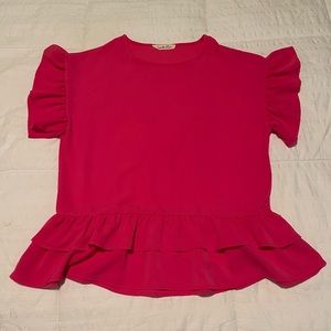Hot Pink Blouse